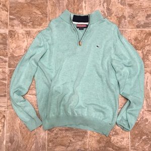 Mint Green Vinyard Vines 1/4 Zip